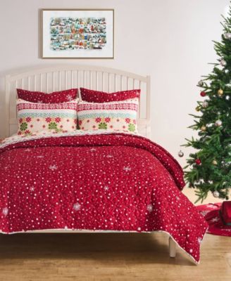 Fair Isle Snow 2-Pc. Quilt Set, Twin