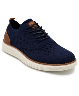Akademiks Men's Olney Wingtip Knit Oxford Shoes - Macy's