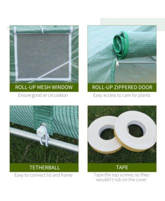 19.5'x10'x7' Outdoor house,Tunnel Walk-in House,