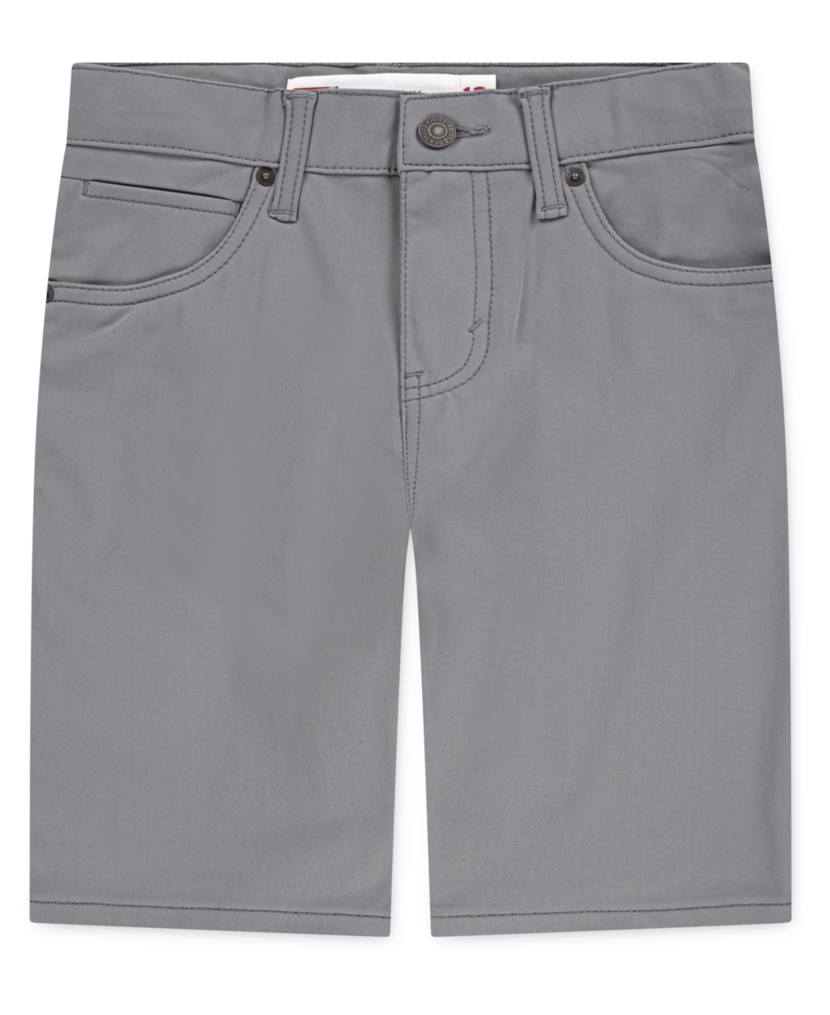 Levi's Big Boys 511 Slim Fit Performance Stretch Shorts In Gray