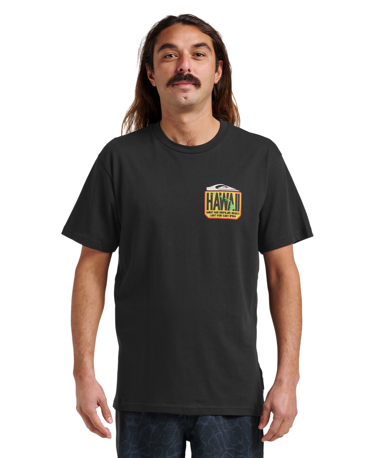 Quiksilver Men's Hi Hawaii Crest T-shirt In Black