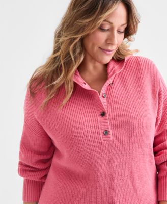 Plus Size Cotton Resort Hoodie, Macy's Exclusive