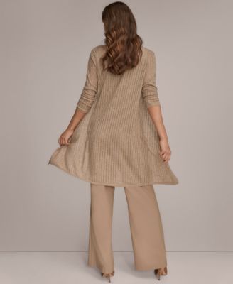 Women's Open V-Neck Long Sleeve Cardigan