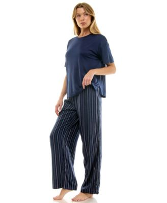 Women's Open Leg Flannel Sleepwear Pants