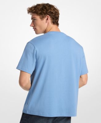 Men's Short Sleeve Embossed Shadow Logo T-Shirt