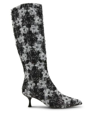 Women's Maxxine Floral Sequin Embellished Knee Boots