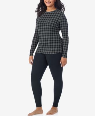Plus Size Crewneck Long Sleeve Top
