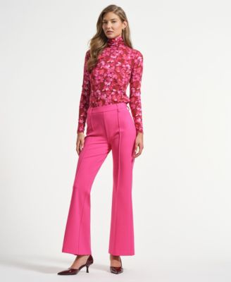 Women's Ponte Flare Mid Rise Pants