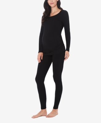 Maternity Ballet Neck Long Sleeve Top