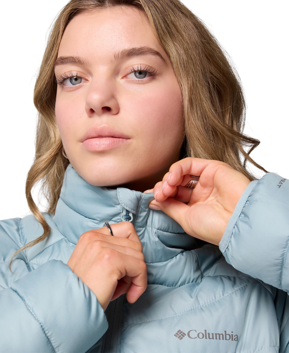 Columbia Women's Powder Lite Ii Full Zip Jacket In Blue
