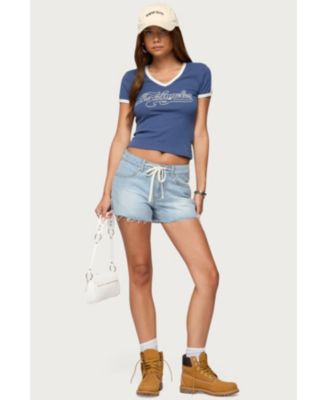 Womens Los Angeles Contrast T Shirt