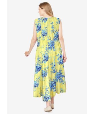 Petite Plus Within Pintucked Sleeveless Dress