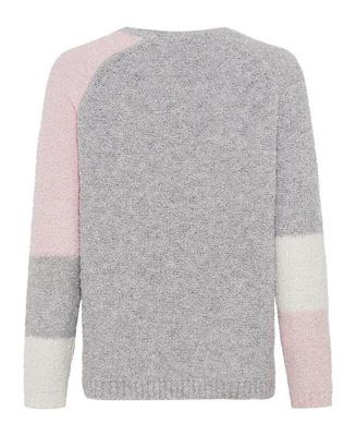 Women's Colour Block Boucle Sweater