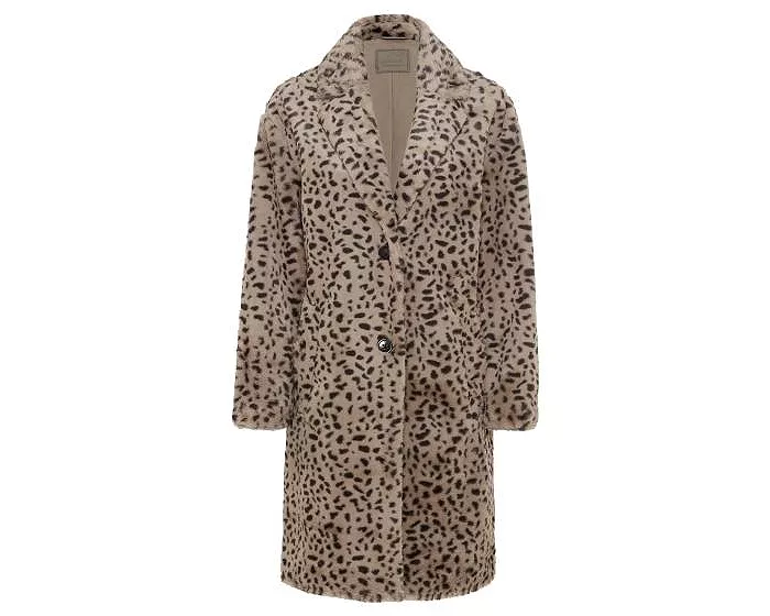 Women's Faux Fur Coat - thumbnail 4