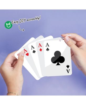 Las Vegas Garland Banner, 30 Feet of Cord, 15 Double-Sided Casino Themed