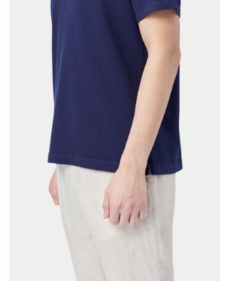 Men's Cotton Silk Cashmere Blend Polo Shirt