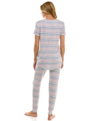 Scoop Neck T-Shirt & Jogger Pants Pajama Set