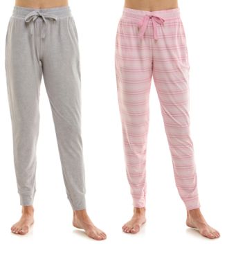 Women's Ultra-Soft Jogger Pajama Bottoms, Set of 2