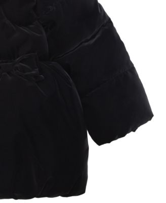 Toddler Girls Luxe Bow Puffer Coat