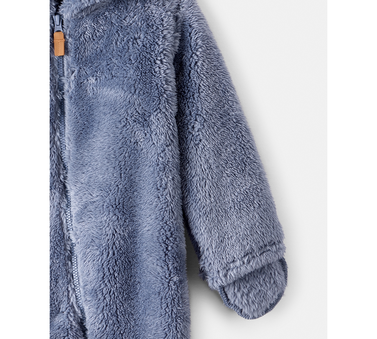 Carter's Baby Boys Or Baby Girls Long Sleeve Hooded Jumpsuit In Blue
