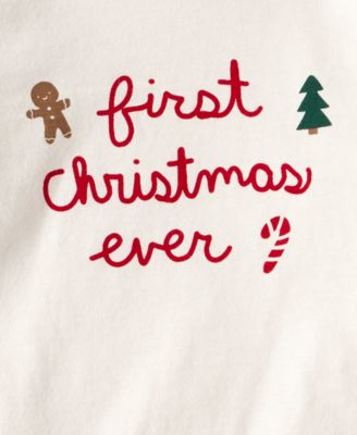 Baby Boys' or Baby Girls' First Christmas Ever Bodysuit and Pants, 2-Piece Set