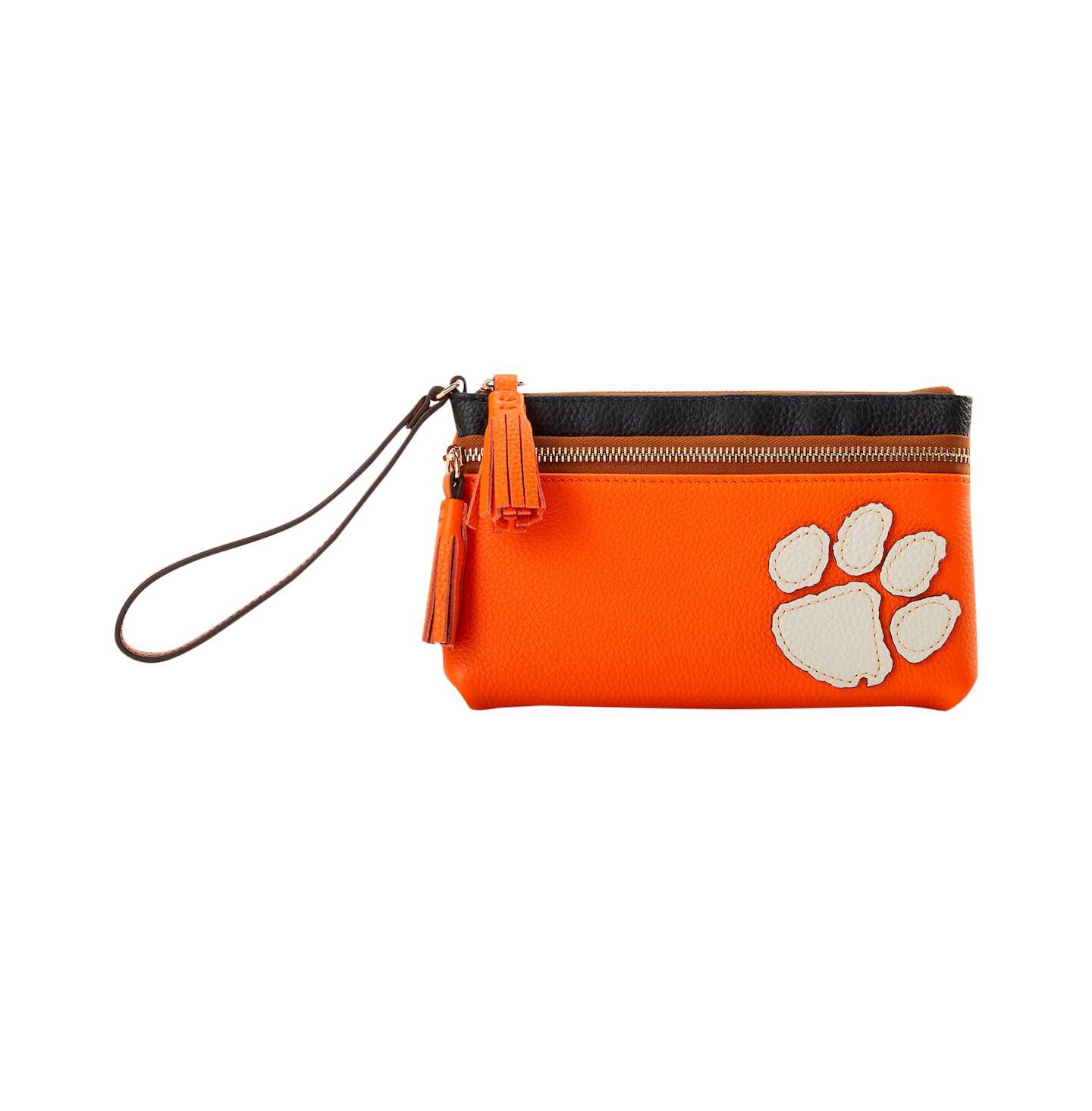 Двойной клатч-петля Dooney & Bourke Clemson Tigers Infield на молнии — фото 1