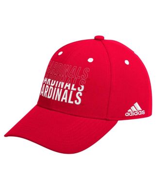 adidas - Men's Red Louisville Cardinals Seasonal Half Font Adjustable Hat
