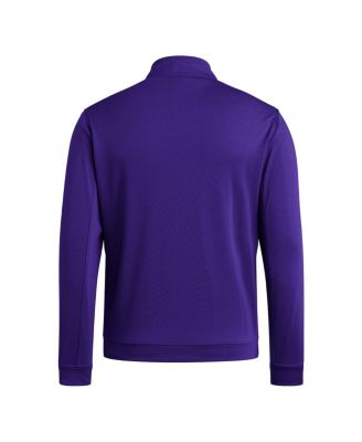 Men's Purple Washington Huskies Elevated Tri-Blend Quarter-Zip Pullover Sweatshirt