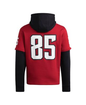 Men's Red NC State Wolfpack Jersey Pullover Hoodie