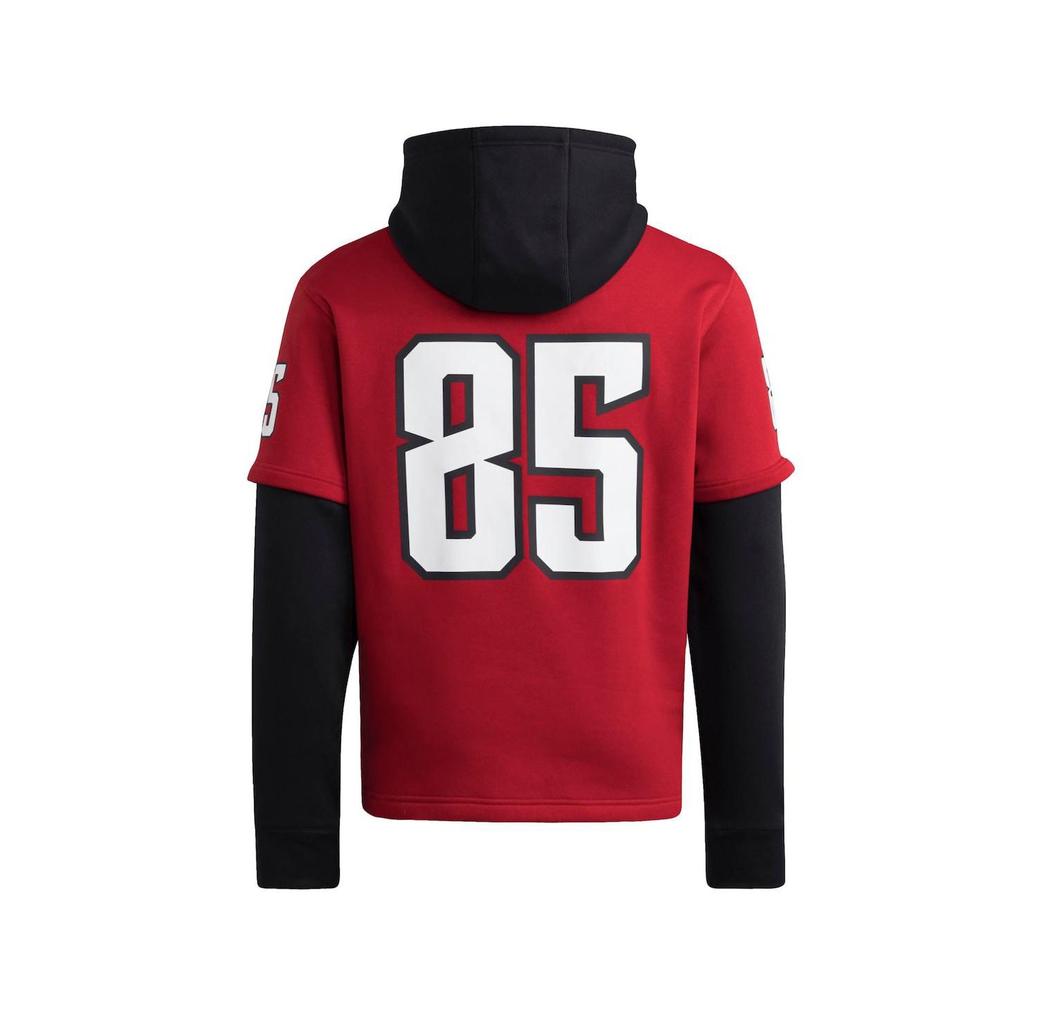 Men's Red NC State Wolfpack Jersey Pullover Hoodie