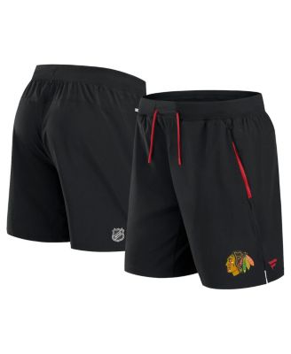 Fanatics - Men's Black Chicago Blackhawks Authentic Pro Rink Performance Shorts