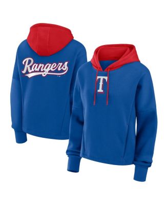 Fanatics - Women's Royal Texas Rangers Oversized Legacy Favorite Spectator Pullover Hoodie