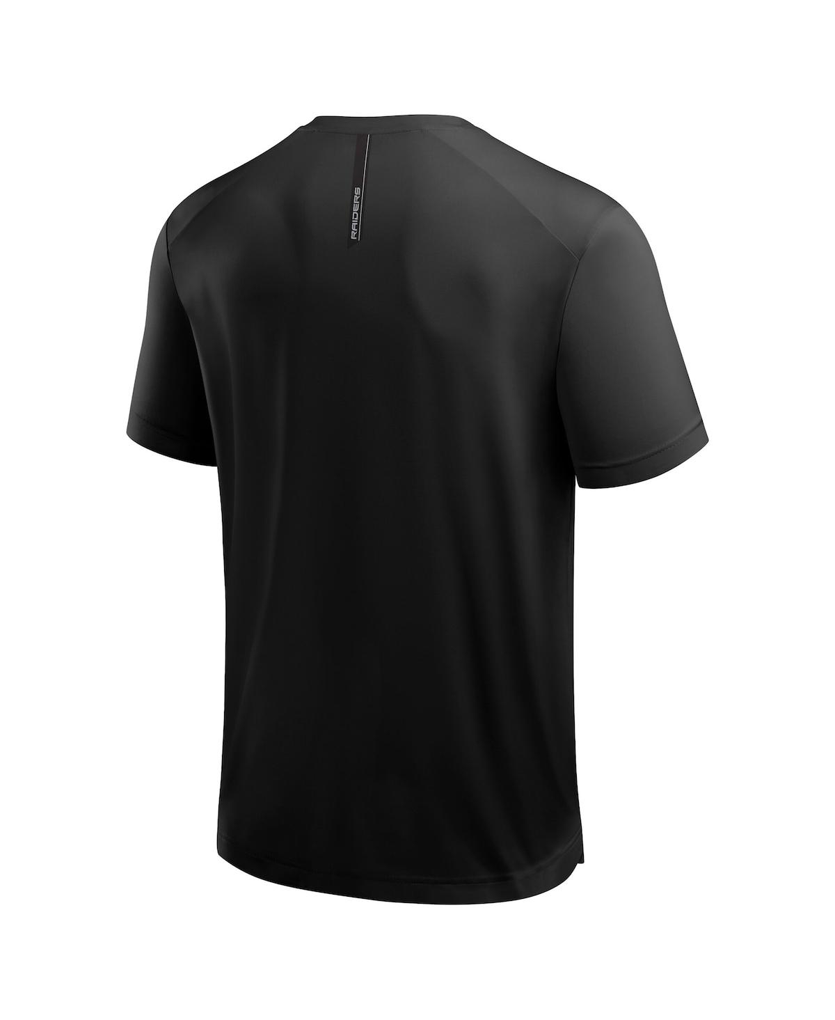 Fanatics Men's Black Las Vegas Raiders Front Office Move Mono T-shirt In Gray