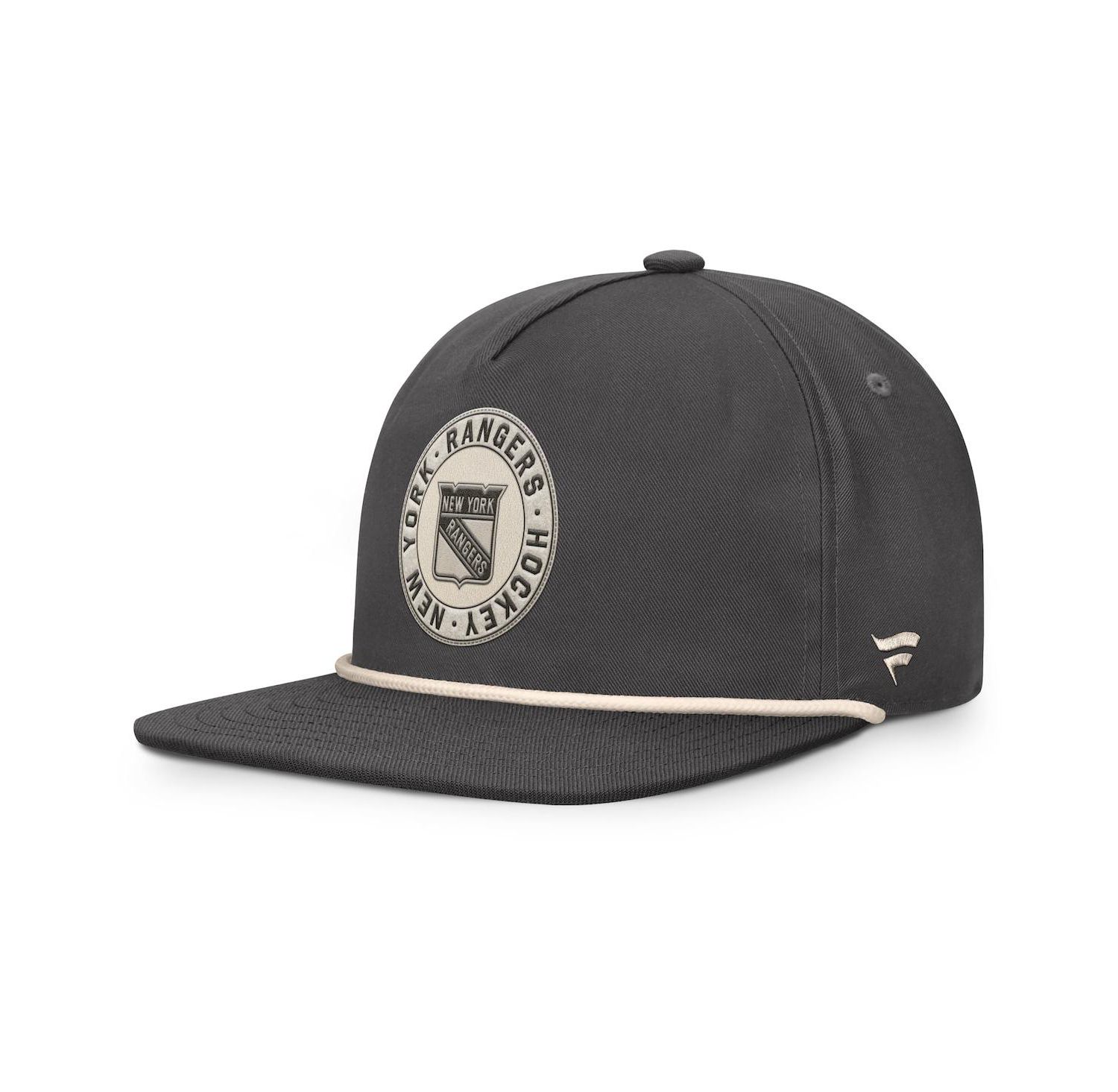 Men's Charcoal New York Rangers Closer Adjustable Hat