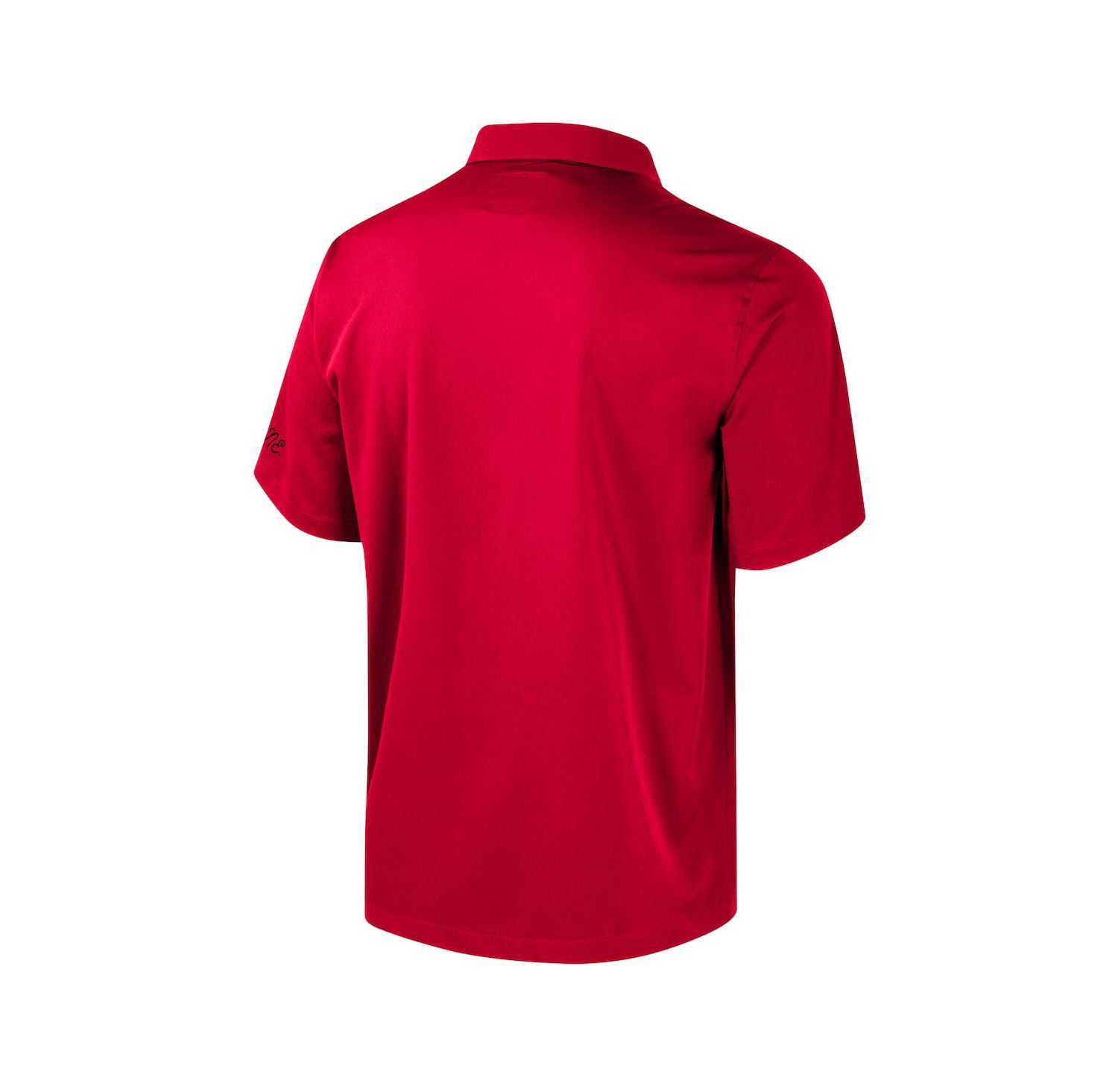 Men's Scarlet Nebraska Huskers Strike Bowling Button-Up Shirt