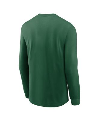 Men's Green New York Jets Play to Win Essential Long Sleeve T-Shirt