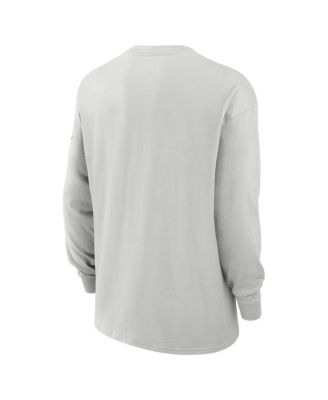 Men's Gray San Francisco 49ers Essential Heavy Max90 Long Sleeve T-Shirt