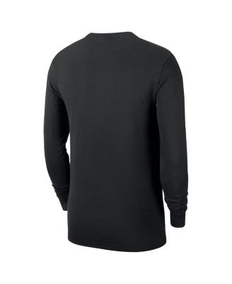 Men's Black Sacramento Kings Authentic Long Sleeve Practice T-Shirt