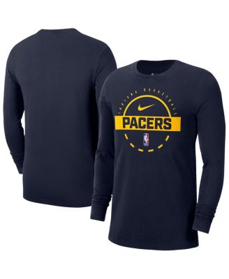 Nike - Men's Navy Indiana Pacers Authentic Long Sleeve Practice T-Shirt