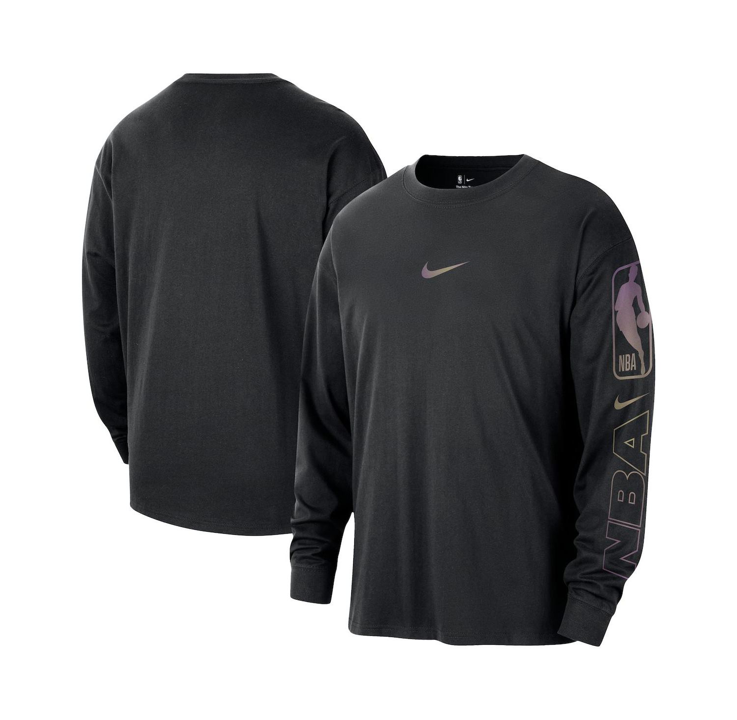 Men's Black NBA Team 31 Max90 Long Sleeve T-Shirt