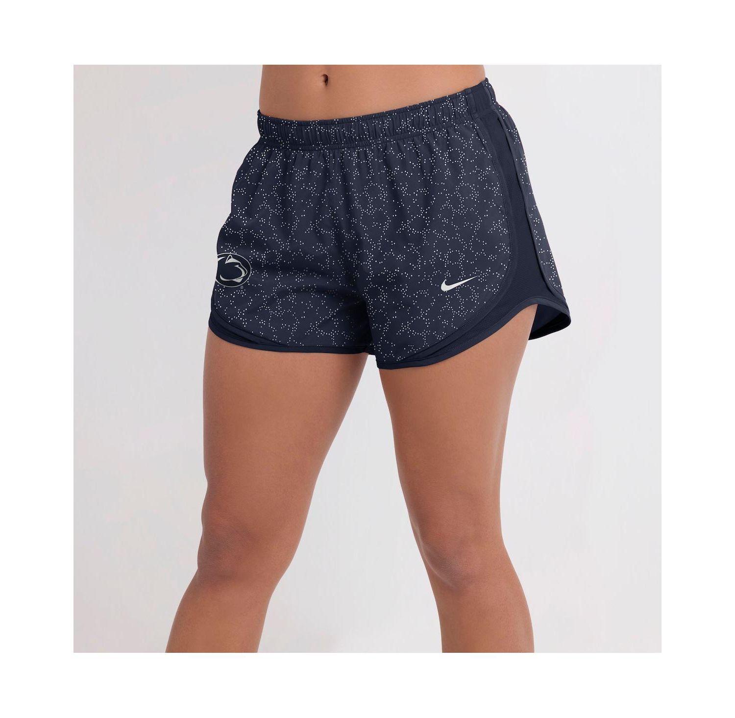 Women's Navy Penn State Nittany Lions Tempo Pattern Performance Shorts