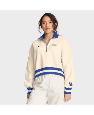 Nike - Women's Tan Kentucky Wildcats Legacy Half-Zip Sweatshirt