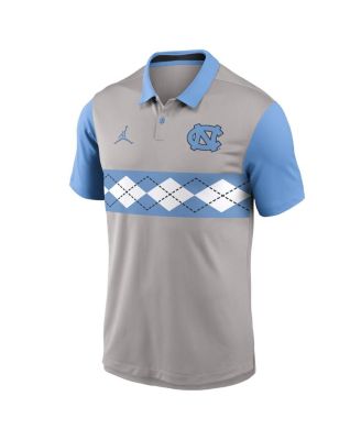 Men's Gray/Carolina Blue North Carolina Tar Heels Vapor Performance Polo Shirt