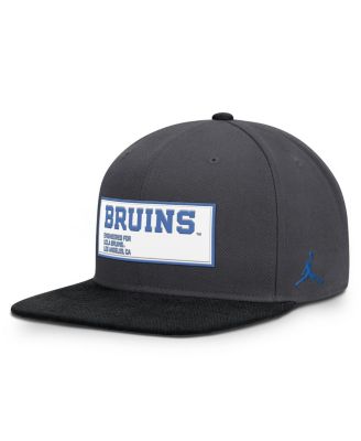 Jordan - Men's Anthracite/Black UCLA Bruins 2025 On-field Patch Pro Dri-FIT Snapback Hat