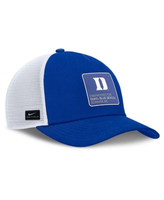 Men's Royal/White Duke Blue Devils 2025 On-Field Rise Engineered Trucker Adjustable Hat