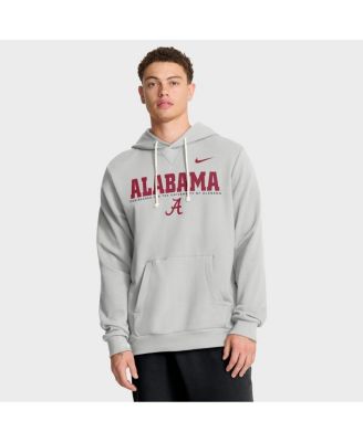 Nike - Men's Gray Alabama Crimson Tide 2025 Sideline Standard Issue Dri-FIT Hoodie