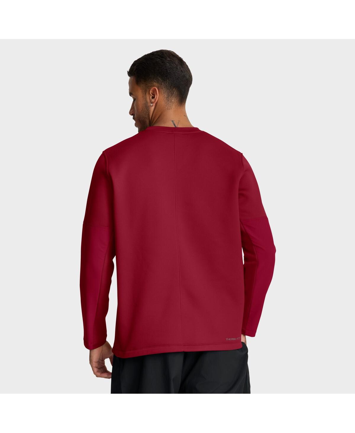 Nike Alabama Sideline Coach  Men's Therma-fit College Long-sleeve T-shirt In Multi
