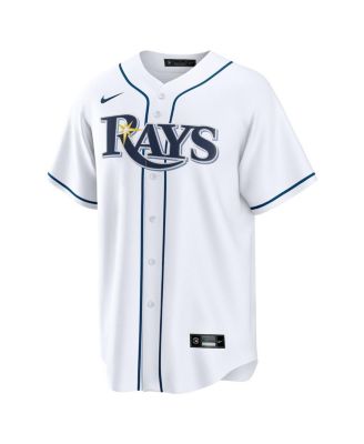Men's Yandy Díaz White Tampa Bay Rays Home Replica Jersey