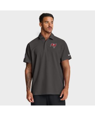 Nike - Men's Pewter Tampa Bay Buccaneers Sideline City Pride Woven Performance Polo