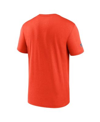 Men's Orange Cleveland Browns Sideline Alt Pack Small Logo Legend Performance T-Shirt